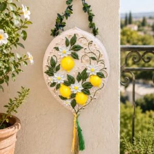 limon detay duvar süsü balon silikon kalıp 20 cm