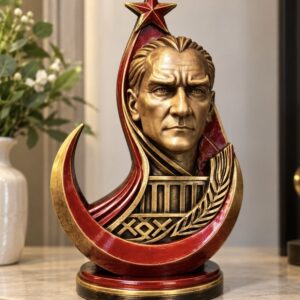atatürk 16 cm silikon kalıp