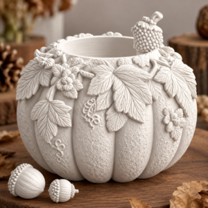 balkabağı silikon kalıp 9 cm