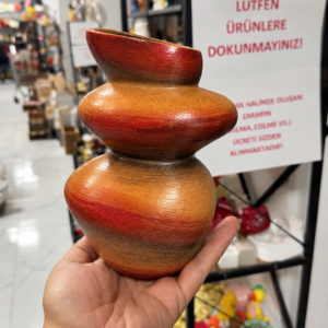 taş vazo silikon kalıp 15 cm