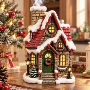 yılbaşı ev tütsülük silikon kalıp 15 cm