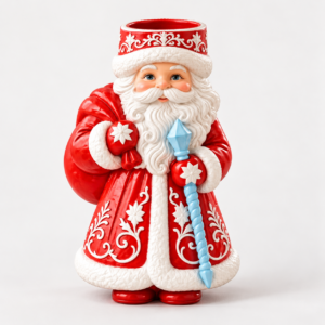 noel baba kalemlik silikon kalıp 12 cm