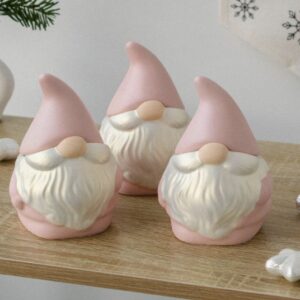 cüce kapalı mumluk 8 cm silikon kalıp